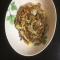 himeetsu's cooksnap of when they made 豚ひき肉とキャベツと春雨の正油炒め.