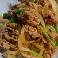 ぽっぽ5's cooksnap of when they made 簡単！豚こまつなのうま辛丼.