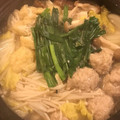 ケラックマ's cooksnap of when they made 塩ちゃんこ鍋のスープとつくねの作り方.