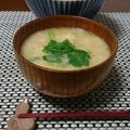 ダイナマイト漆黒's cooksnap of when they made 三つ葉の香り♪油揚げのお味噌汁★.