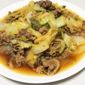 Mio＊Masa's cooksnap of when they made すき焼き風！ 牛肉と 白菜の 和風炒め！.