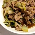 クックZSZU4O☆'s cooksnap of when they made 白菜豚こま炒め煮.