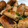Sa〜ちゃん's cooksnap of when they made 簡単★肉巻き豆腐の照り焼き.
