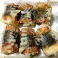さゆりん♡'s cooksnap of when they made 海苔ハチマキのチーズちくわ磯辺揚げ❤.