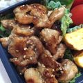 Stromboli's cooksnap of when they made お弁当に☆豚コマの照り焼き.