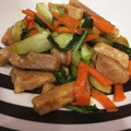 ガチャ＊'s cooksnap of when they made ☆青梗菜と豚カツ用の生姜焼き☆.