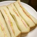 ジョングレ's cooksnap of when they made シンプルなハムサンド.