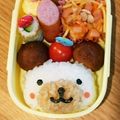 シナモンミルクティー's cooksnap of when they made ＊ラブリーくまちゃん弁当＊（キャラ弁）.