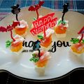RYOCO∞'s cooksnap of when they made 柿と生ハムのフラワーピンチョス.