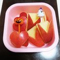 碧きりん's cooksnap of when they made お弁当に！塩水を使わず変色しないリンゴ♪.