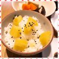 nakamucchi's cooksnap of when they made 栗より美味しい!!黄金色サツマイモご飯.