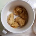 るこちゃんまま's cooksnap of when they made 離乳食後期＊簡単バナナきな粉蒸しパン.