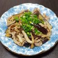 うまうま・らぶ's cooksnap of when they made 豚肉となすのポン酢炒め.