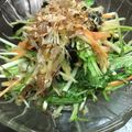 キ＊ラ's cooksnap of when they made シャキシャキ大根と水菜の海苔サラダ♫.