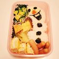 SS♡love's cooksnap of when they made アナと雪の女王「オラフ」簡単キャラ弁当.