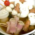 はらぺこしろうさぎ's cooksnap of when they made おでんにしめじ又はエリンギベーコン巻き.