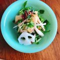たかなお's cooksnap of when they made ハロウィン れんこん がいこつ サラダ.