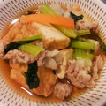 おとぼけのすけ's cooksnap of when they made 小松菜と厚揚げの煮物.