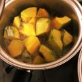 まぁこ＊'s cooksnap of when they made ホクホク甘い☆雪化粧かぼちゃの煮物.