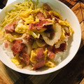 チャックねこ☆'s cooksnap of when they made スパムと玉ねぎのふわふわ卵炒め.