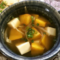 ☆Rokko☆'s cooksnap of when they made かぼちゃと玉ねぎのほっこり味噌汁.