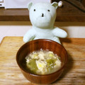 花時計咲いた's cooksnap of when they made 中華風豆腐と椎茸のふわふわ卵レタススープ.