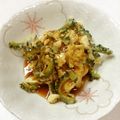 くまやっこ's cooksnap of when they made ゴーヤとふわふわ卵の甘酢あんかけ.