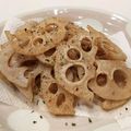 スィーピー♪'s cooksnap of when they made とても簡単！からあげ粉でレンコンチップス.