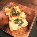 conogoro's cooksnap of when they made 簡単おつまみ★油揚げの高菜＆チーズサンド.