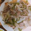 indaeyo's cooksnap of when they made ピーマンと豚ひき肉の炒めもの.