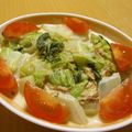 もんしゅしゅ's cooksnap of when they made 余った白菜とチンゲン菜のめんマヨサラダ☆.