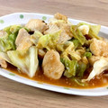 つばみ♡'s cooksnap of when they made お肉しっとり柔らか＊鶏胸肉のオイマヨ炒め.