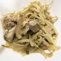なゆ0912's cooksnap of when they made 超簡単！鶏肉ともやしのウェイパー炒め.