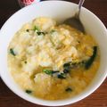 クックGAHPEJ☆'s cooksnap of when they made かんたんおかゆ●レタスと玉子のお粥.