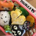 korino☆'s cooksnap of when they made ハロウィン★黒猫★オバケ♫簡単♩キャラ弁.