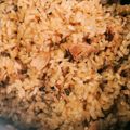 Bluria's cooksnap of when they made さば缶オンリーで炊き込みごはん.