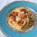 よこ耳ねこ's cooksnap of when they made ベーコンとフレッシュトマトのパスタ.