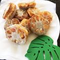 ポコミニ's cooksnap of when they made カニカマとはんぺんでレンコンの挟み揚げ☆.