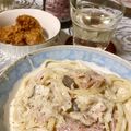 ♪みほころりん♪'s cooksnap of when they made 濃厚〜♡ベーコンときのこのクリームパスタ.