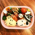 せいここもも's cooksnap of when they made キャラ弁★スヌーピーとウッドストック★.