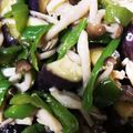 はらぺこごはん's cooksnap of when they made めんつゆ使用レンジでなすピーマン煮びたし.