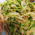 ゆみくっきん's cooksnap of when they made もやしと豆苗のツナ和え.