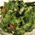 kikamata's cooksnap of when they made ワカメとレタスのナムル風サラダ.