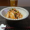 ダイナマイト漆黒's cooksnap of when they made 簡単ピリ辛！ キムチとニラのナムル.