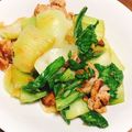 mami♪123's cooksnap of when they made 分量簡単♪豚肉とちんげん菜の炒め物.