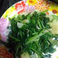 ちゅむむん's cooksnap of when they made たっぷり食べられるよ♡水菜のにんにく炒め.