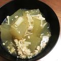 ななお_k's cooksnap of when they made 冬瓜の鶏そぼろ煮.