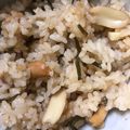 クック35HL46☆'s cooksnap of when they made ピーナッツの炊き込みごはん.