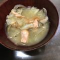 リリアカシス's cooksnap of when they made 鮭のちゃんちゃん風みそ汁.
