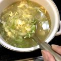 サキコバ's cooksnap of when they made キャベツと卵のお味噌汁.